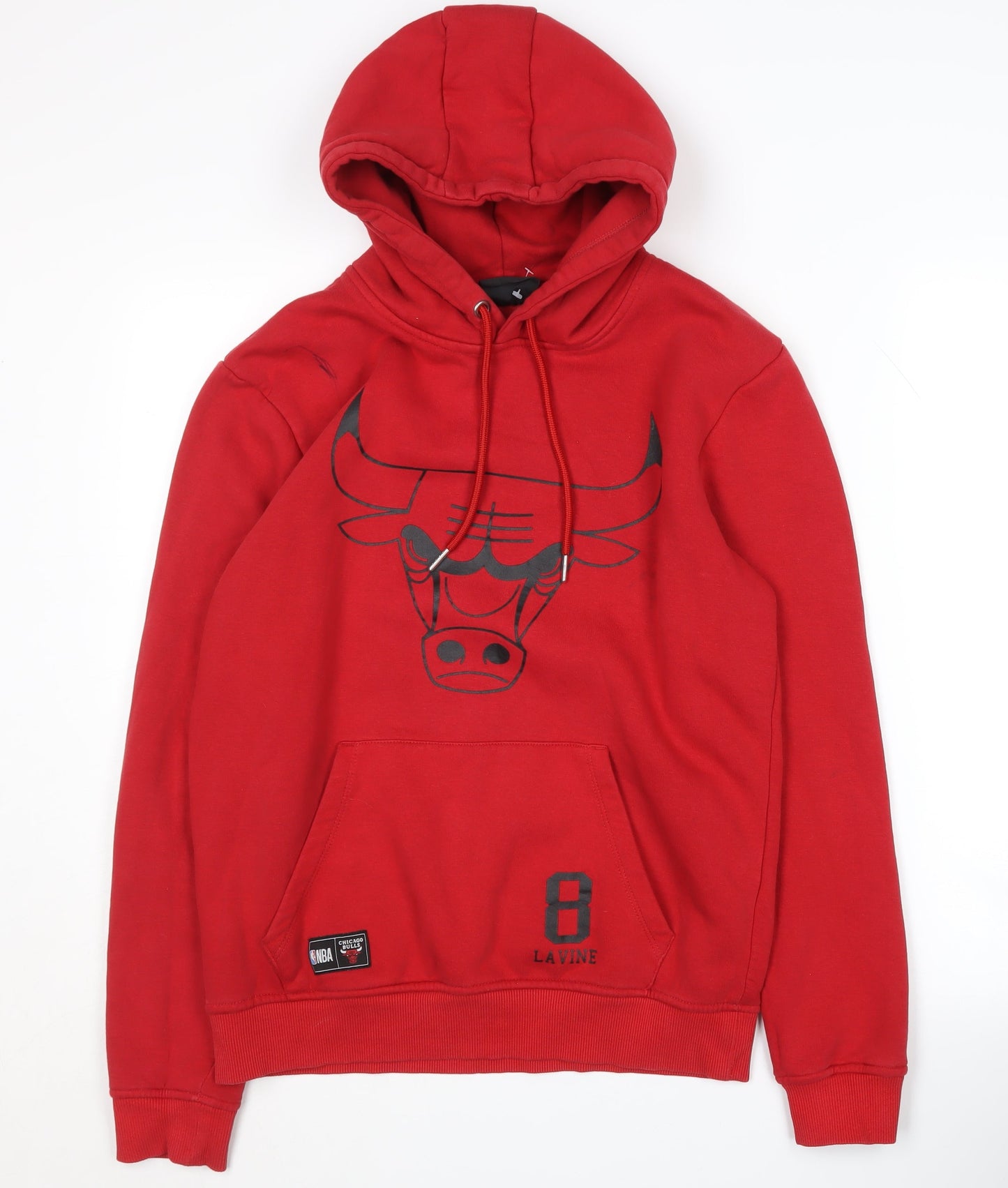 Mens UK Size M NBA Red Pullover Hoodie
