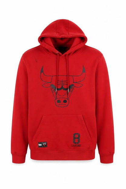 Mens UK Size M NBA Red Pullover Hoodie