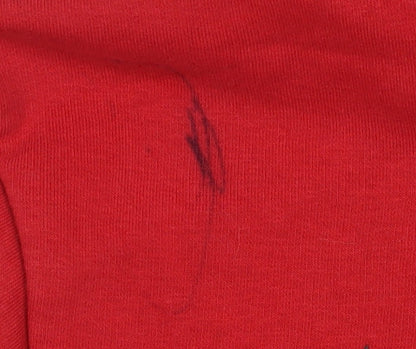 Mens UK Size M NBA Red Pullover Hoodie