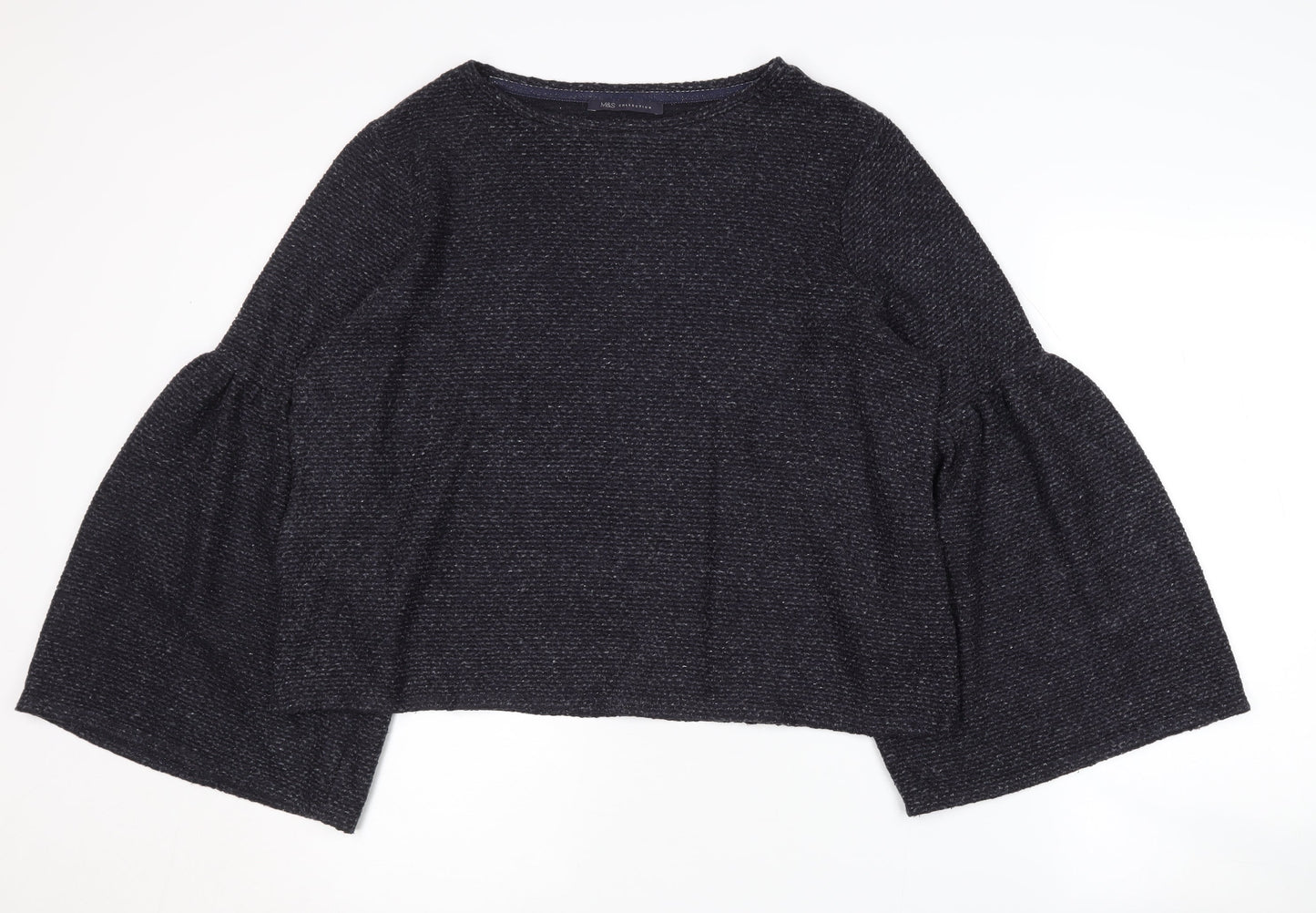 Womens UK Size 14 Marks and Spencer Black Pullover Jumper