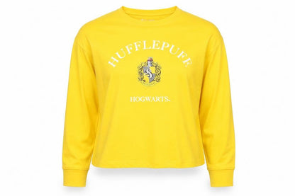 Harry Potter Women's Yellow Long Sleeve Pyjama Top M