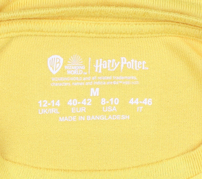 Harry Potter Women's Yellow Long Sleeve Pyjama Top M
