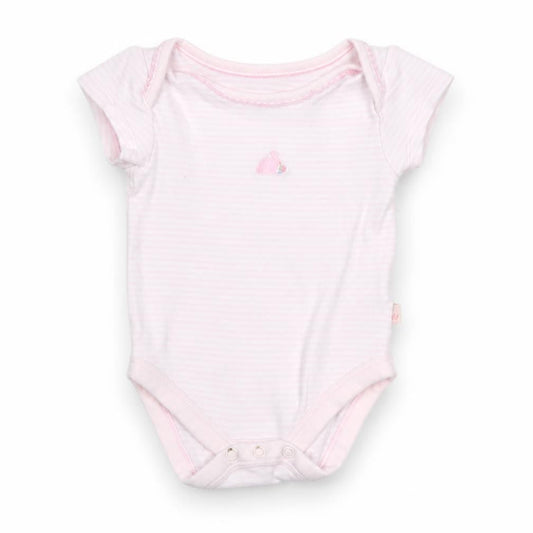 Debenhams Pink Girls Babygrow, 3-6 Months, Cotton, Embroidered