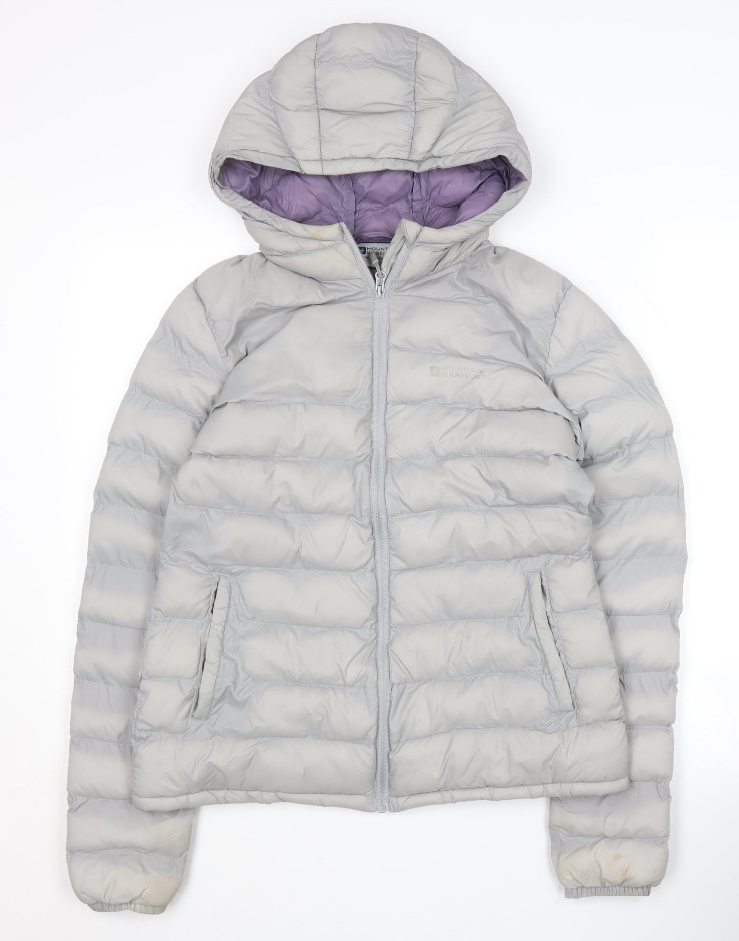 Womens UK Size 10 Mountain Warehouse Grey Puffer Jacket