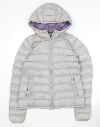 Womens UK Size 10 Mountain Warehouse Grey Puffer Jacket