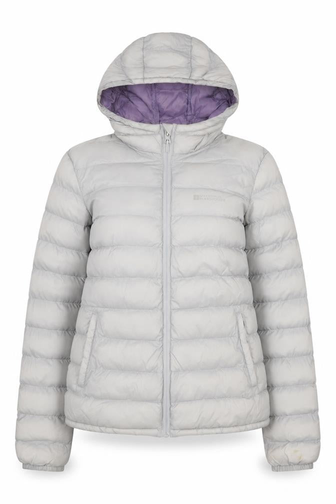 Womens UK Size 10 Mountain Warehouse Grey Puffer Jacket