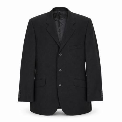 Mens UK Size 42 Jeff Banks Regular Black Suit Jacket
