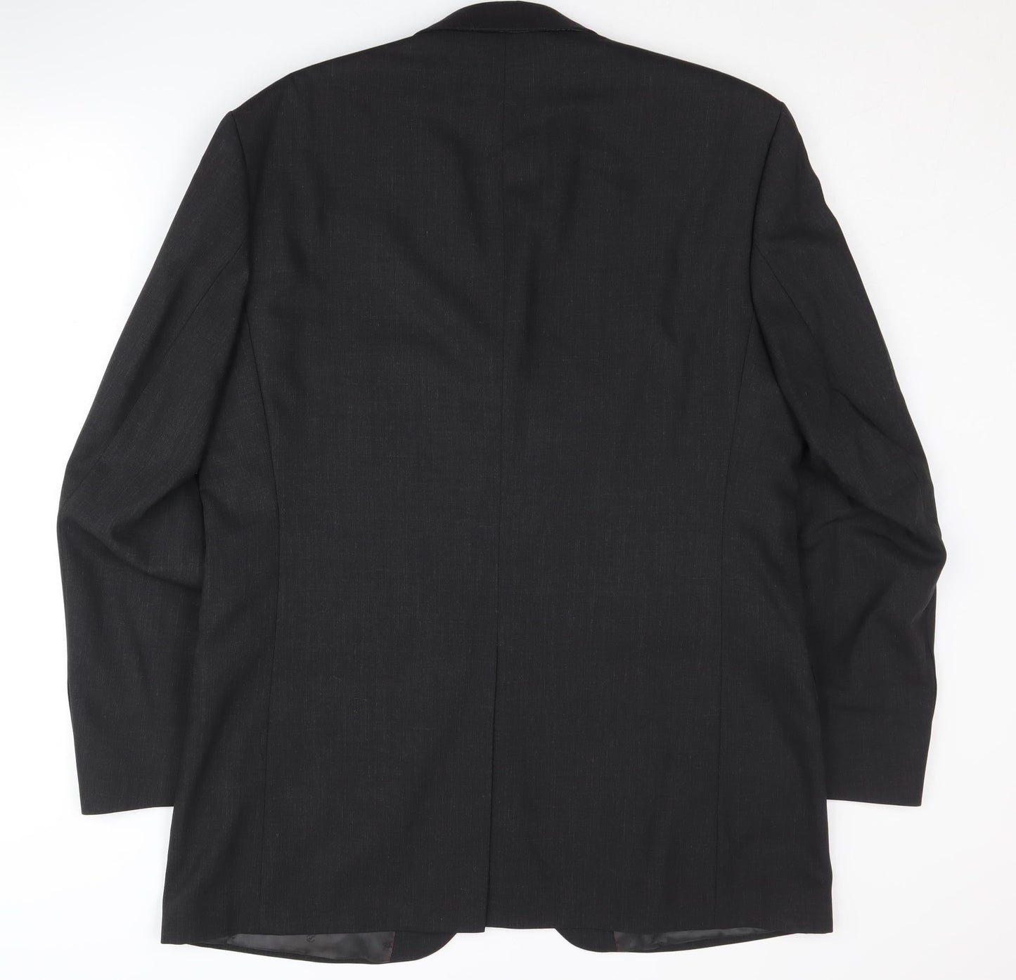 Mens UK Size 42 Jeff Banks Regular Black Suit Jacket