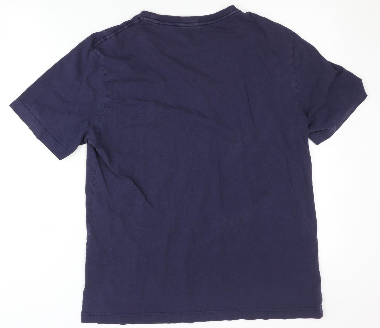 Puma Men's Blue Graphic T-Shirt, Medium, Sports Style