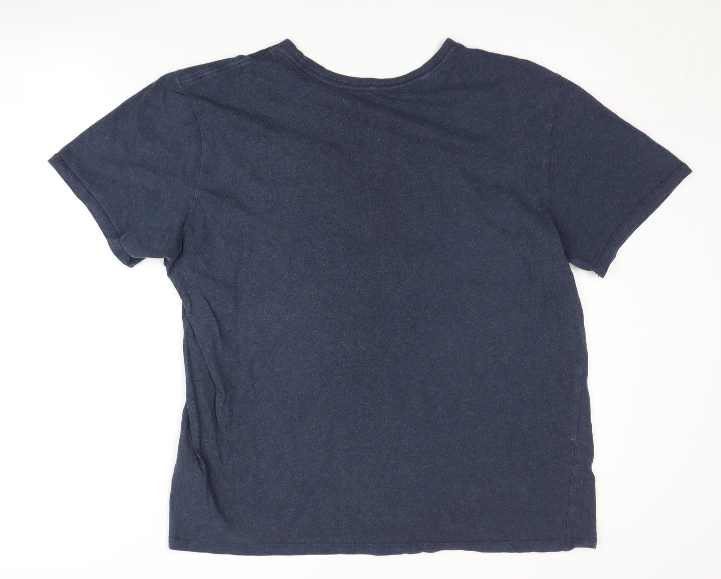 Nike Men's Blue Athletic Fit T-Shirt, Size L