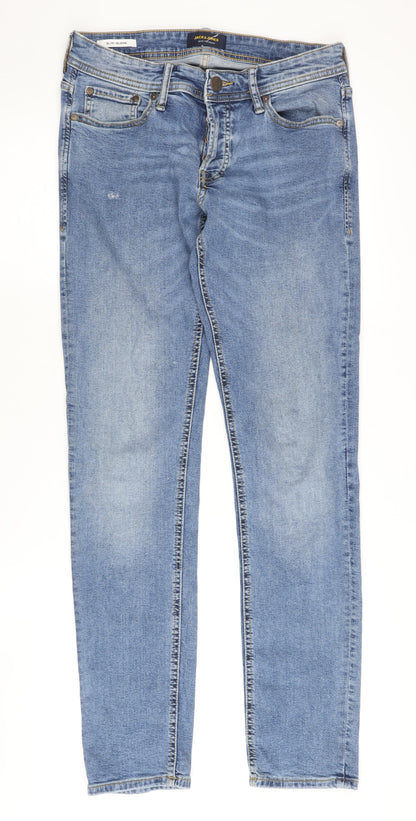Jack & Jones Men's Blue Slim Fit Jeans 31x34