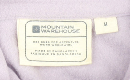 Womens UK Size M Mountain Warehouse Purple Full Zip Sweatshirt