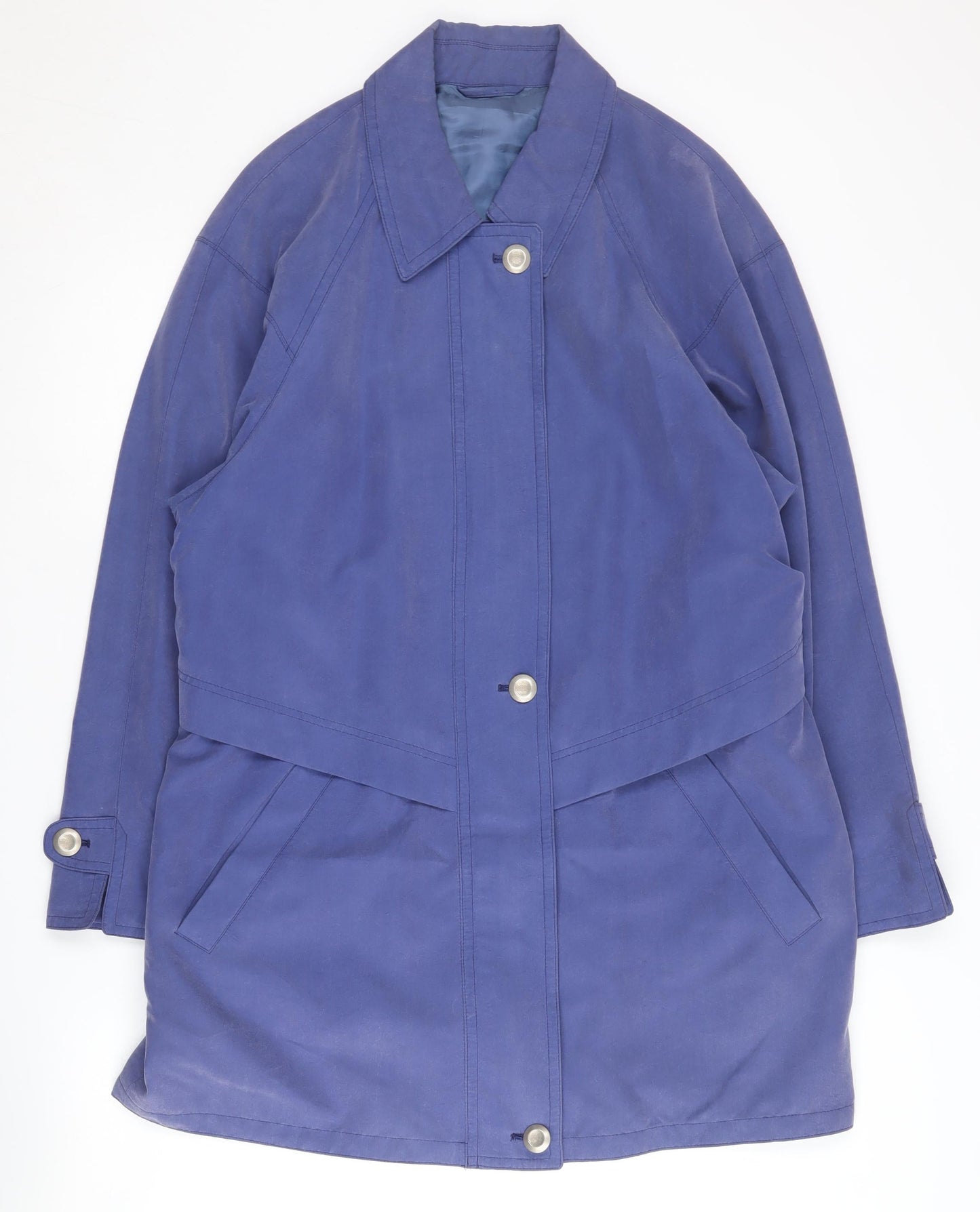 Austin Reed Women's Blue Overcoat, Size 12