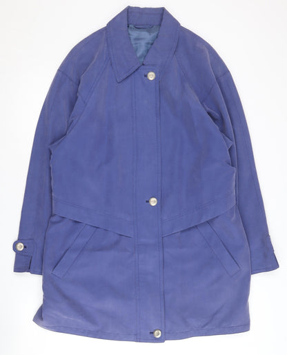 Austin Reed Women's Blue Overcoat, Size 12