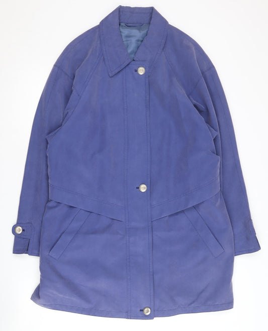 Austin Reed Women's Blue Overcoat, Size 12
