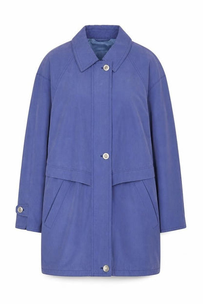 Austin Reed Women's Blue Overcoat, Size 12