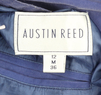 Austin Reed Women's Blue Overcoat, Size 12