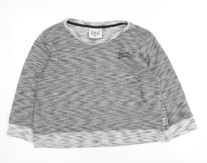 Everlast Women's Grey Crew Neck Jumper, Size 16, Excellent Condition