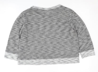 Everlast Women's Grey Crew Neck Jumper, Size 16, Excellent Condition