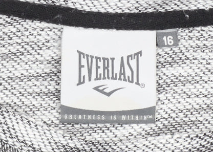 Everlast Women's Grey Crew Neck Jumper, Size 16, Excellent Condition