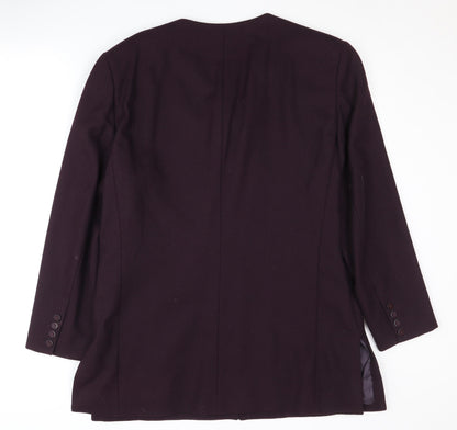Viyella Women's Purple Wool Blazer Size 14
