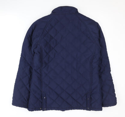 Womens UK Size 10 Mountain Warehouse Blue Quilted Coat