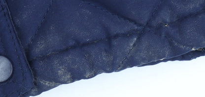 Womens UK Size 10 Mountain Warehouse Blue Quilted Coat