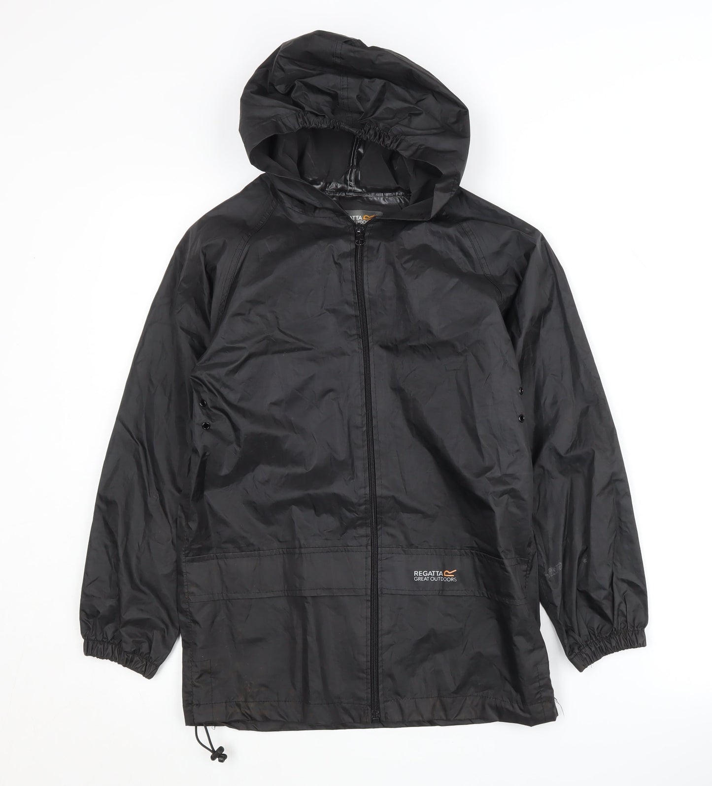 Regatta Boys Black Windbreaker Jacket 9-10 Years