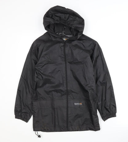 Regatta Boys Black Windbreaker Jacket 9-10 Years