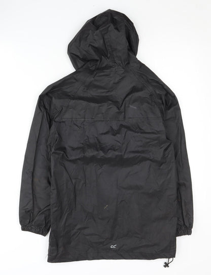Regatta Boys Black Windbreaker Jacket 9-10 Years