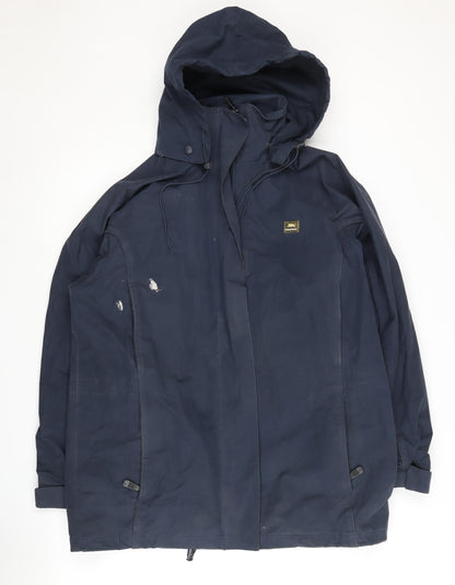 Mens UK Size L Trespass Blue Parka Coat