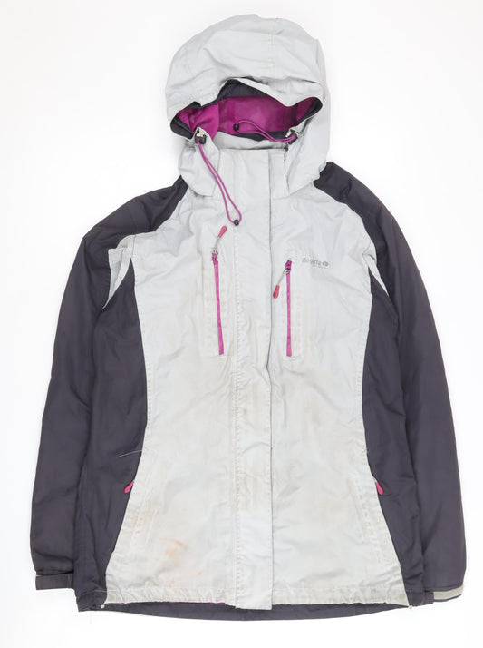 Womens UK Size 12 Regatta Grey 3-in-1 Jacket