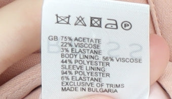 Reiss Women's Pink Blazer Size S Notch Lapel