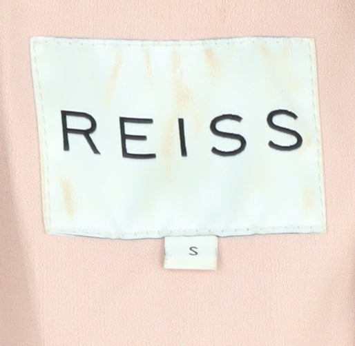 Reiss Women's Pink Blazer Size S Notch Lapel