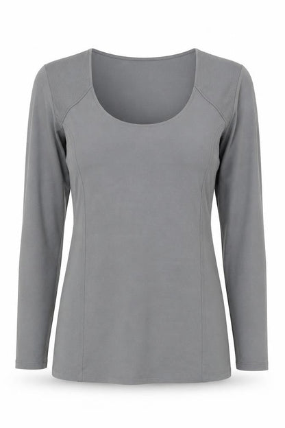 Womens UK Size M Jaeger Grey Basic Blouse