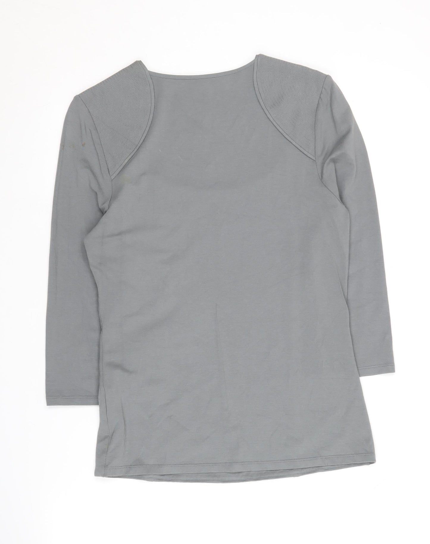 Womens UK Size M Jaeger Grey Basic Blouse