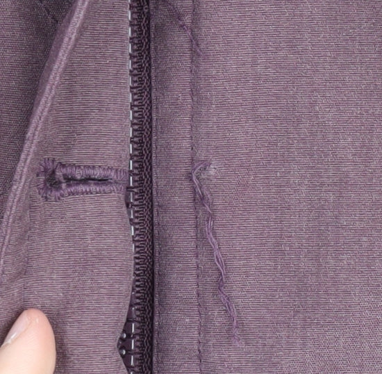 Womens UK Size 20 David Barry Purple Parka Coat
