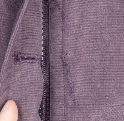 Womens UK Size 20 David Barry Purple Parka Coat