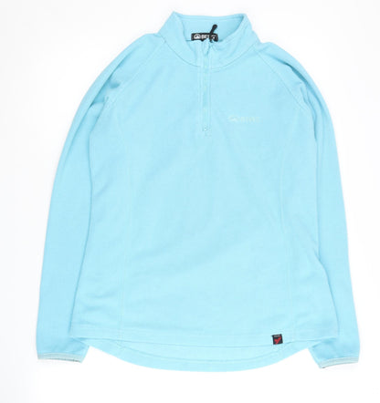 BERG Blue Fleece Sweatshirt, Unisex Adults L, Zip, Casual