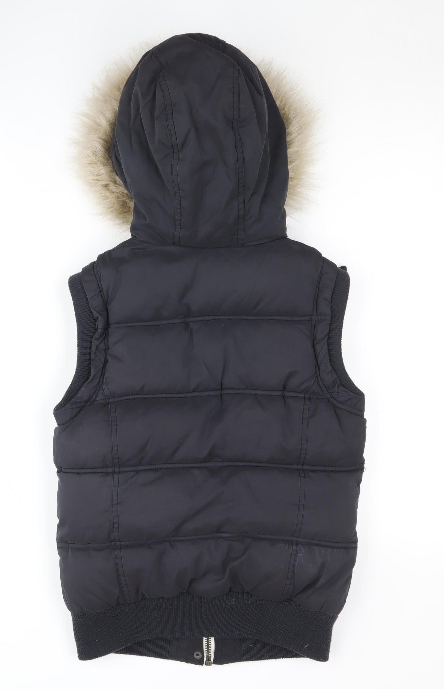 Womens UK Size 8 New Look Black Puffer Jacket