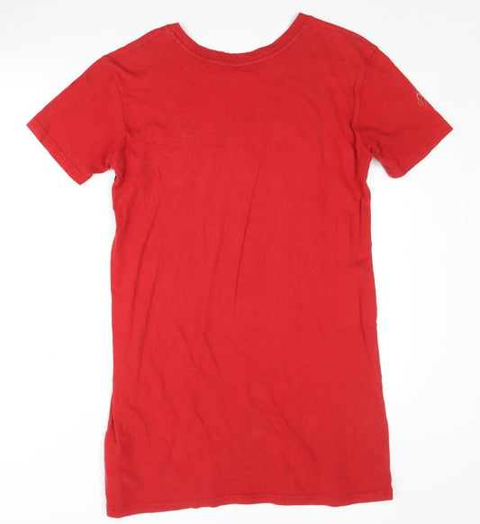 Hollister Women's Red T-Shirt Dress, Size S, Casual