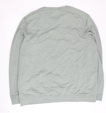 Mens UK Size XL FatFace Green Pullover Sweatshirt