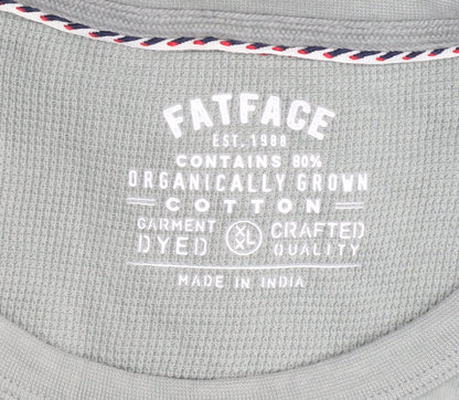 Mens UK Size XL FatFace Green Pullover Sweatshirt