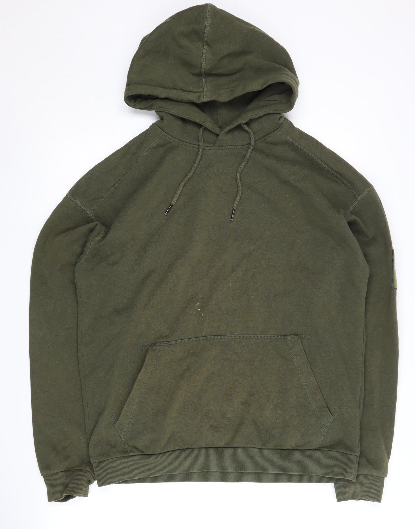Mens UK Size M JACK & JONES Green Pullover Hoodie