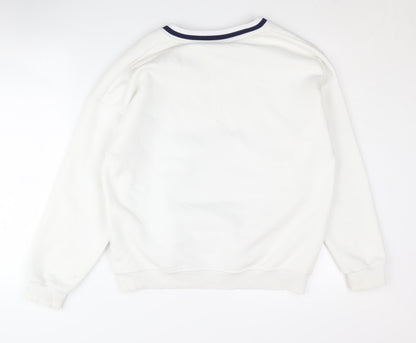 Berkeley Unisex White XS Graphic Sweatshirt