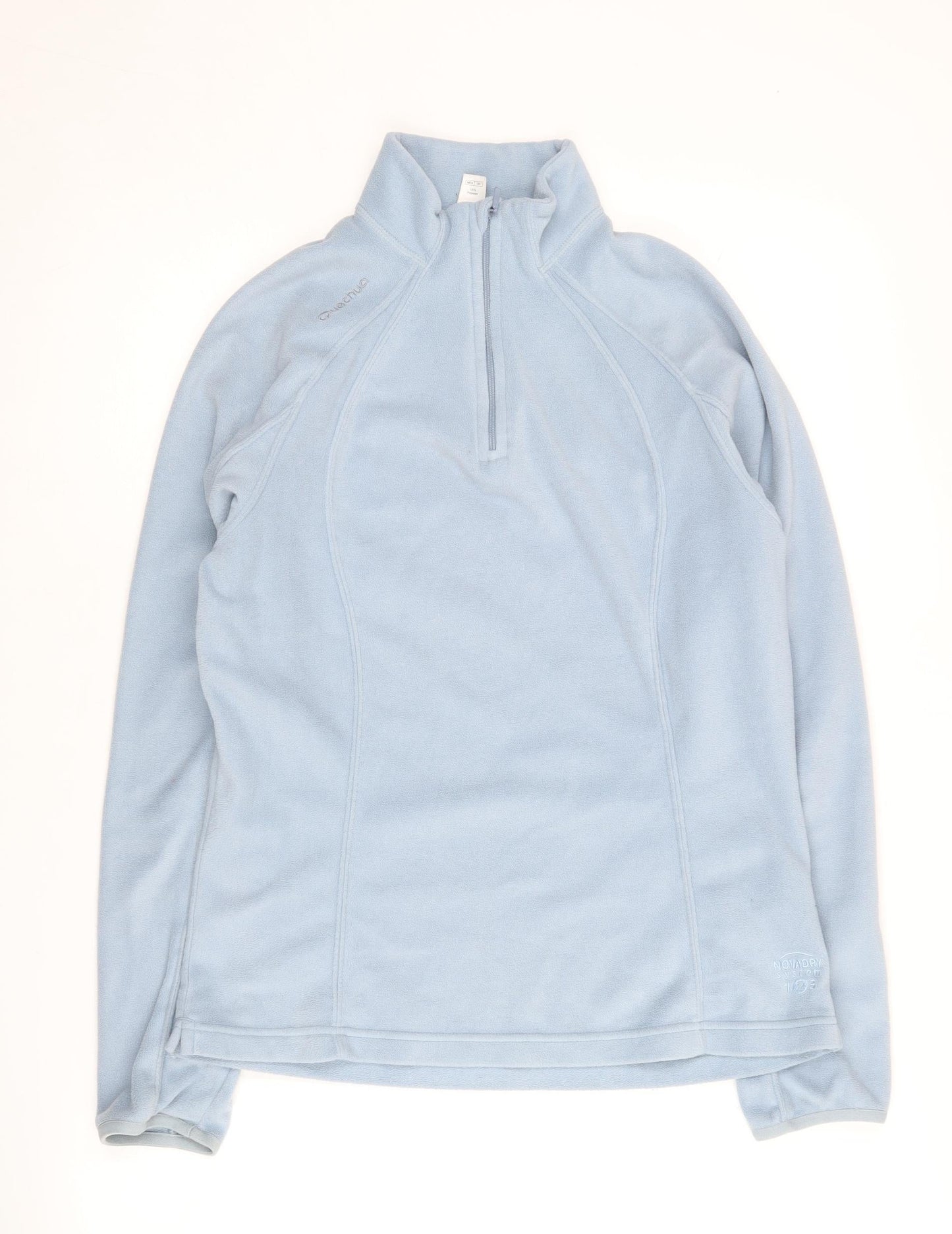 Decathlon Women's Blue Fleece Sweatshirt Size 12