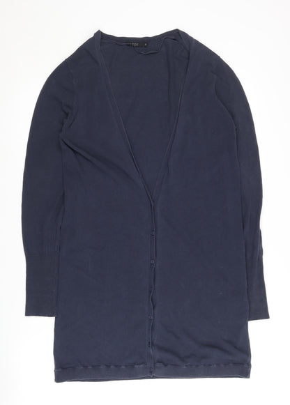 COS Women's Blue Cardigan Size S, Cotton, Buttoned