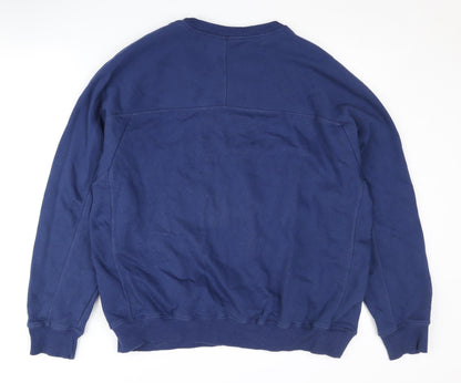 Umbro Men's Blue Pullover Sweatshirt L