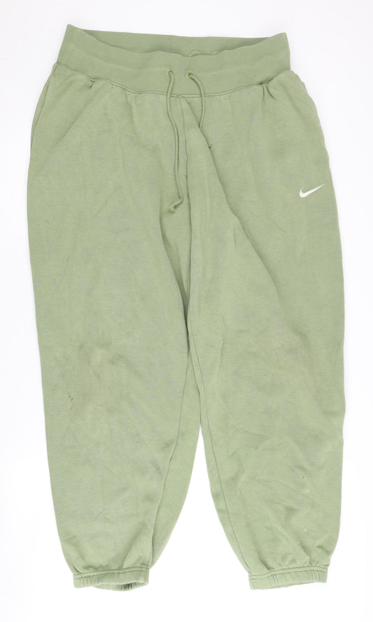 Nike Men's Green Jogger Trousers - L, Gym & Sports