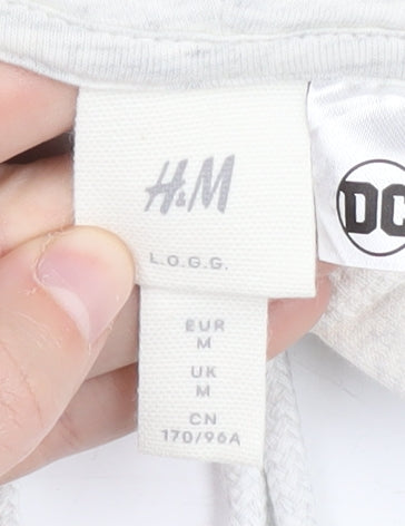 Unisex Adults UK Size M H&M Ivory Pullover Hoodie